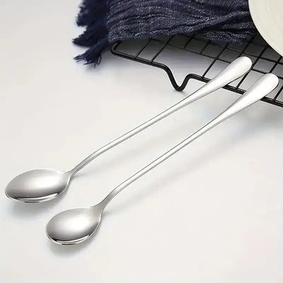 8-Piece Polished Stainless Steel Spoon Set Scrollcart Qatar