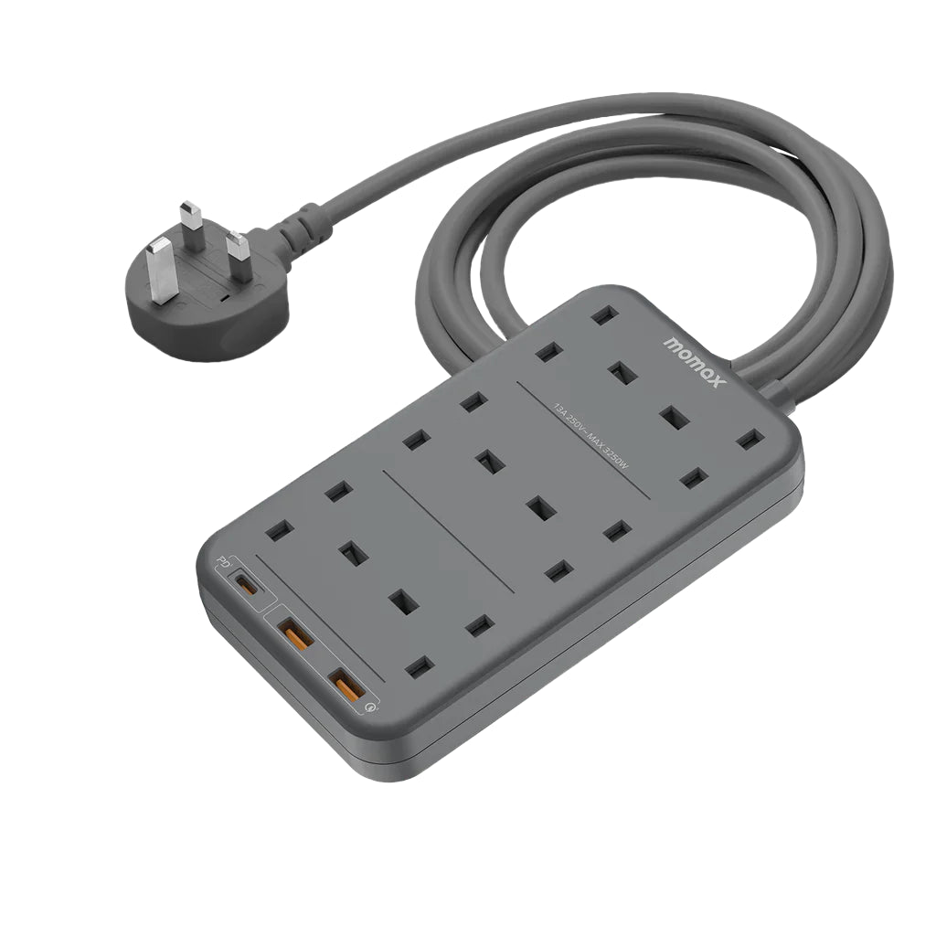 Buy MOMAX ONEPLUG 6-Outlet Power Strip with USB Qatar!