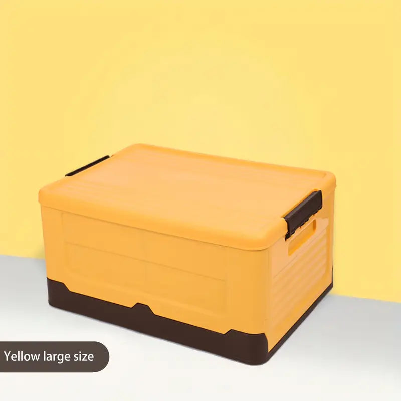 Foldable Storage Box with Lid - Multi-funtional & Portable Scrollcart Qatar