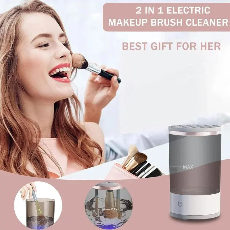 Automatic Electric Portable Makeup Brush Cleaner Machine Alamat Qatar