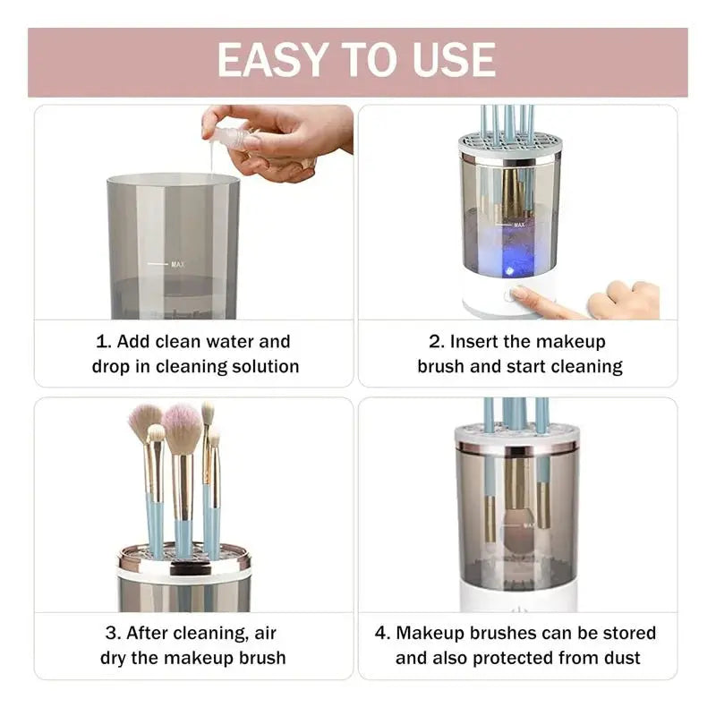 Automatic Electric Portable Makeup Brush Cleaner Machine Alamat Qatar