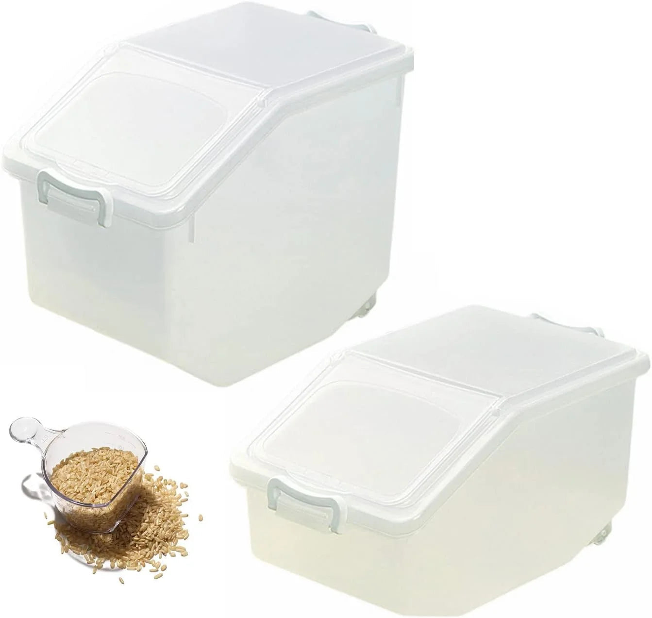 Rice Storage Box with Wheels Scrollcart Qatar