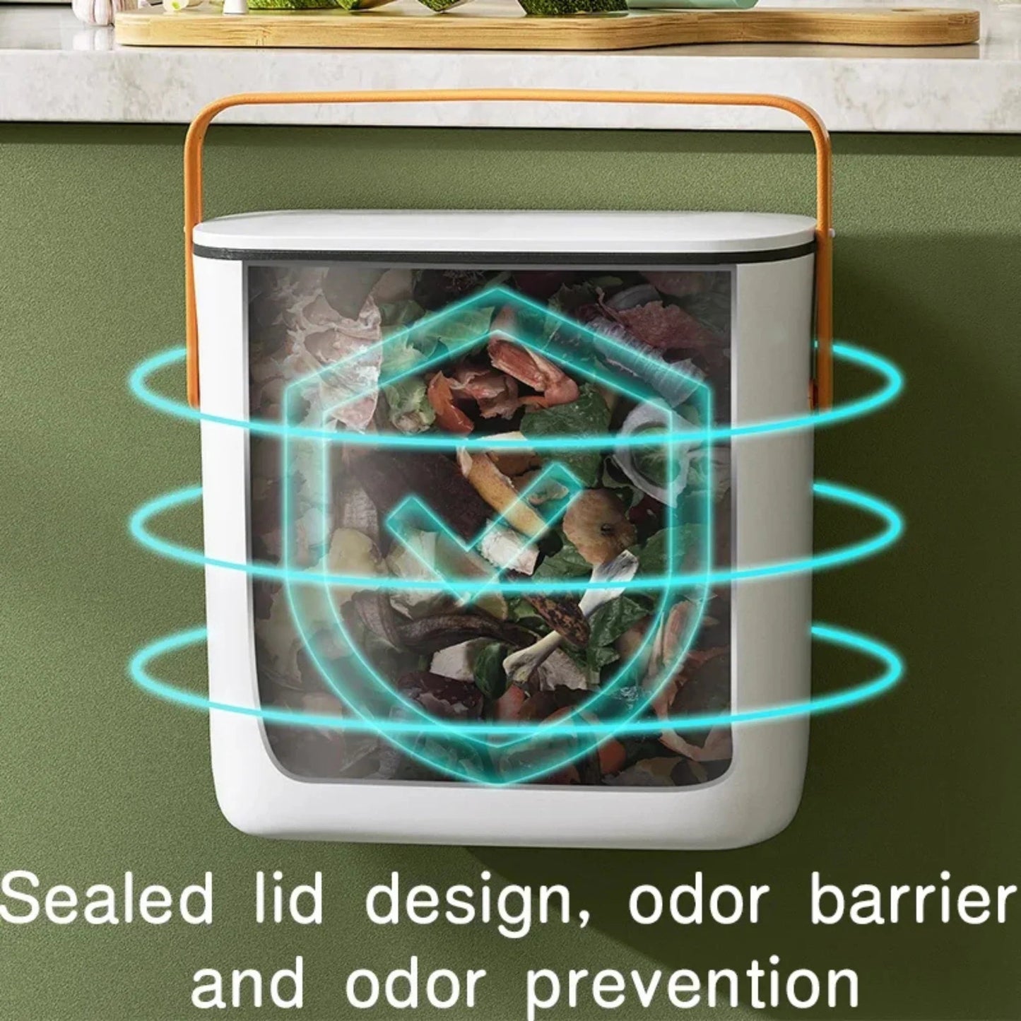 Ecoco 10 Liter Compact Trash Bin for Kitchen Scrollcart Qatar