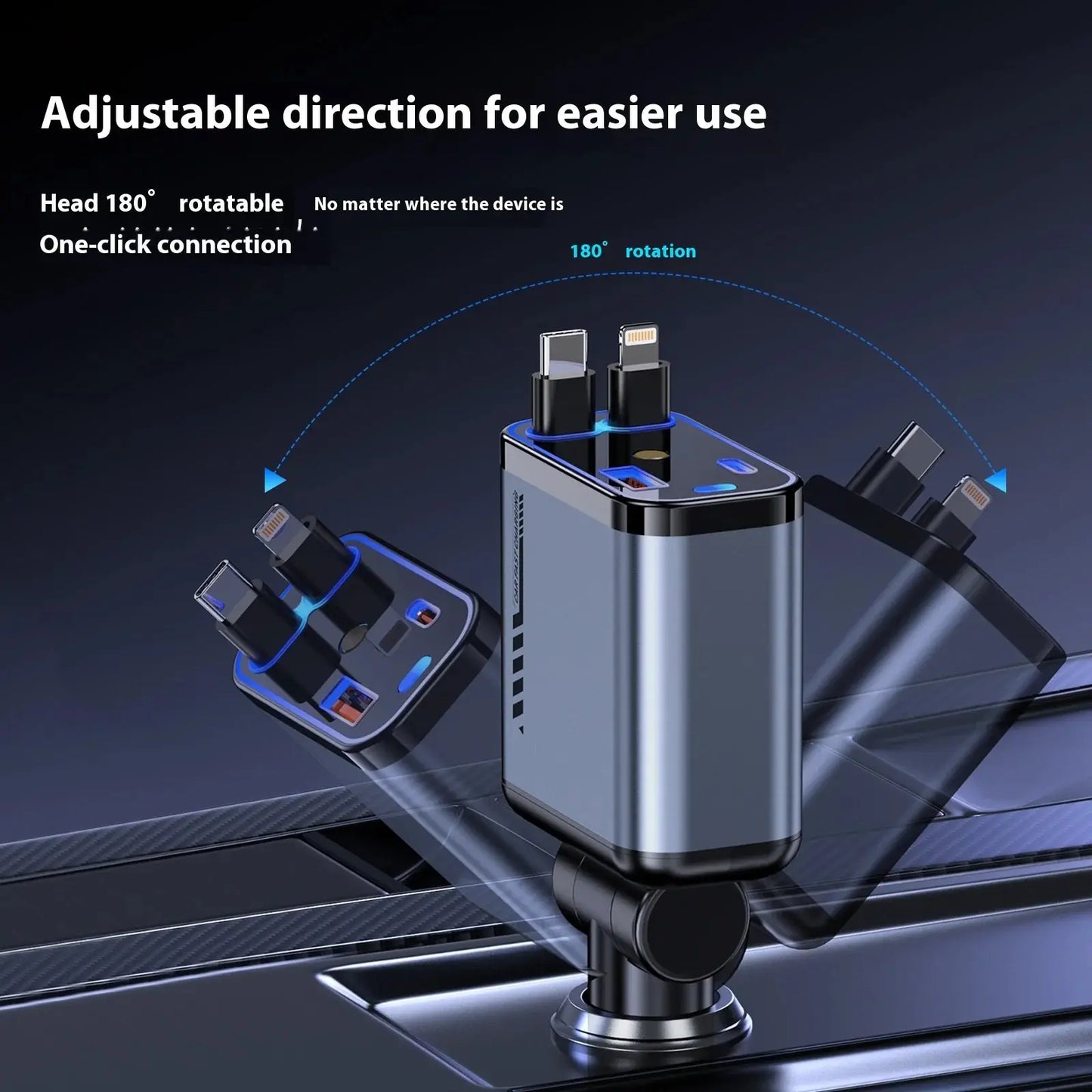 Super Fast CAR Mobile Charger 120 W Scrollcart Qatar