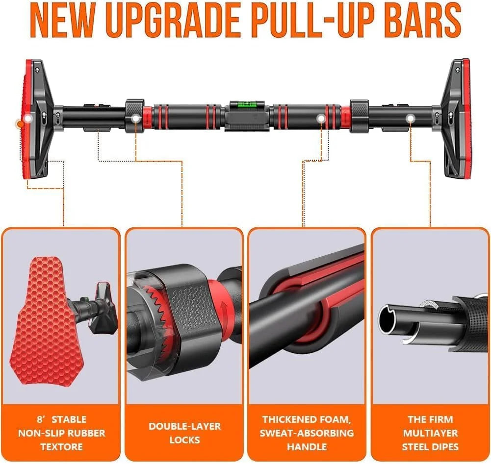 Adjustable Doorway Pull Up Bar for Home Gym Scrollcart Qatar