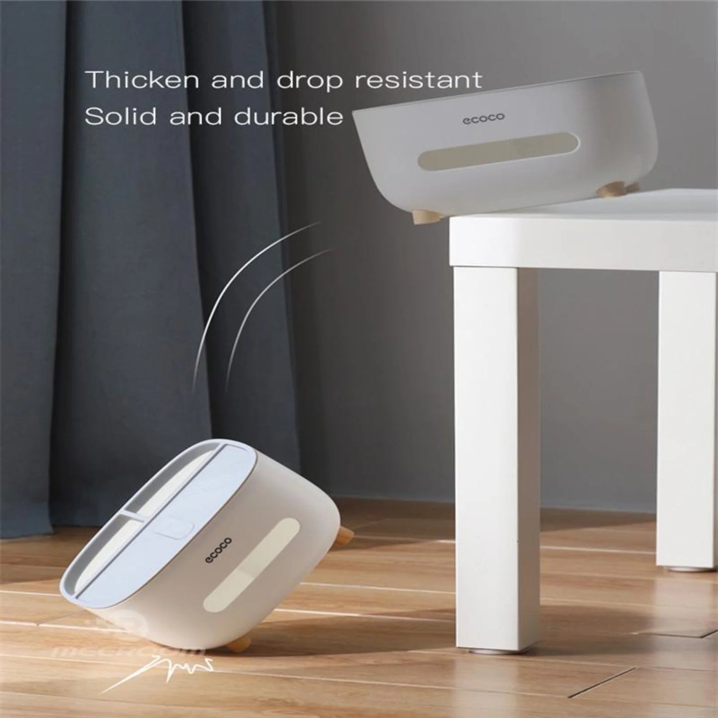 Ecoco Desktop Tissue Box with Organizer Storage Scrollcart Qatar