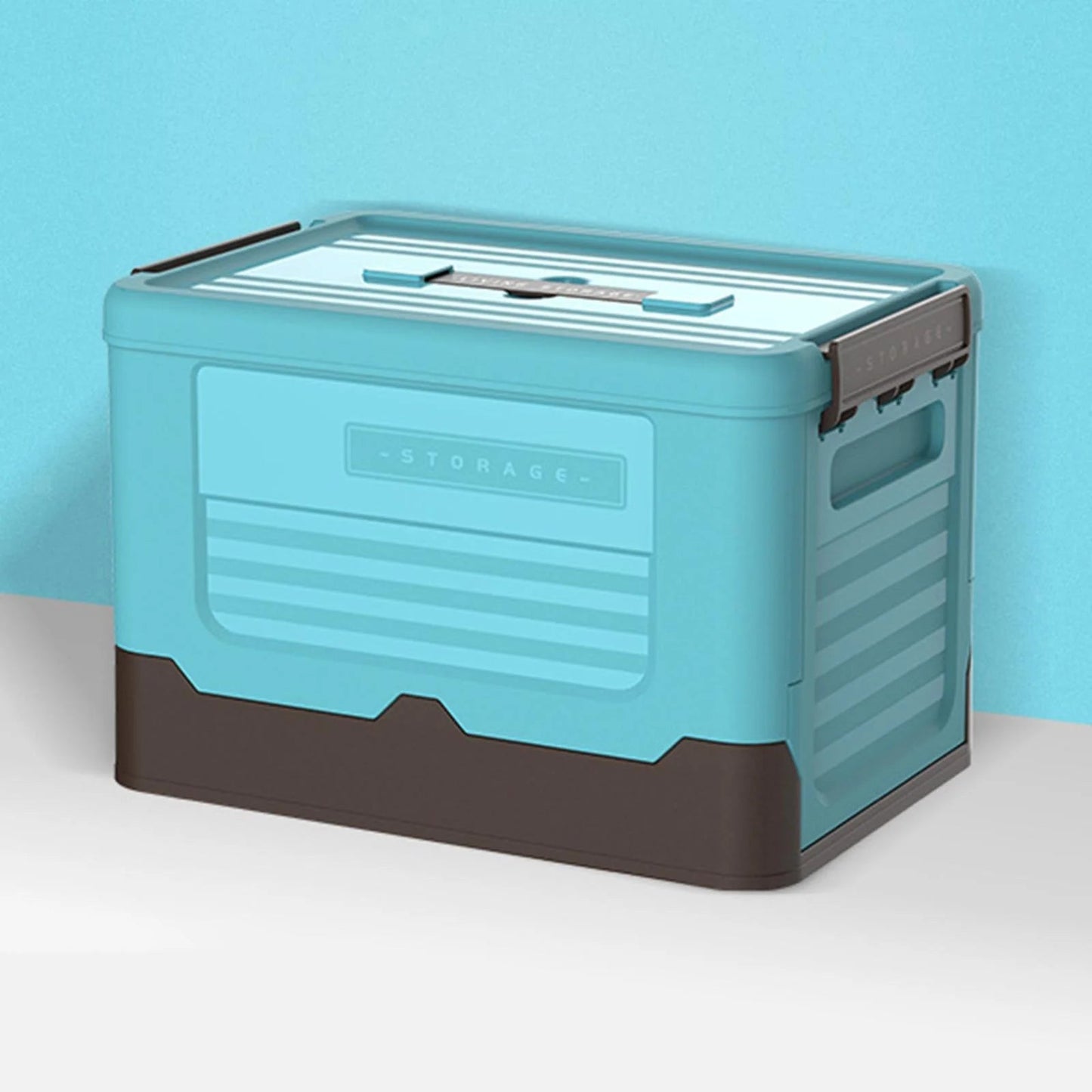 Foldable Storage Box with Lid - Multi-funtional & Portable Scrollcart Qatar