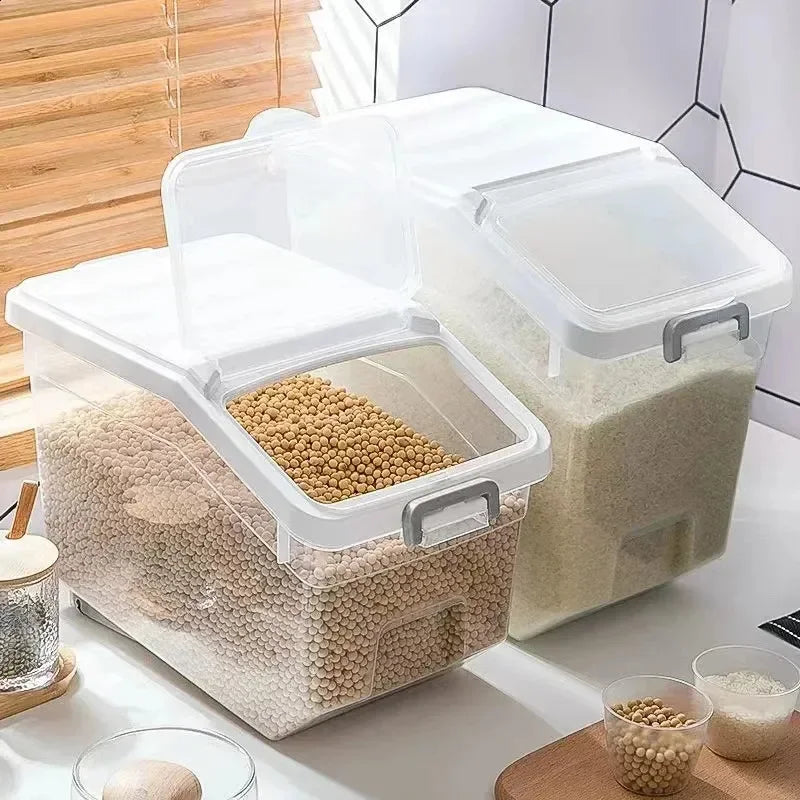 Rice Storage Box with Wheels Scrollcart Qatar