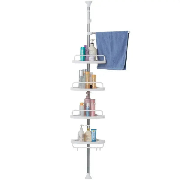 Bathroom Corner Rack - With White Background