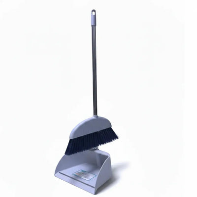 Broom and Dustpan Set for Home – 180° Rotatable Standing Storage Scrollcart Qatar