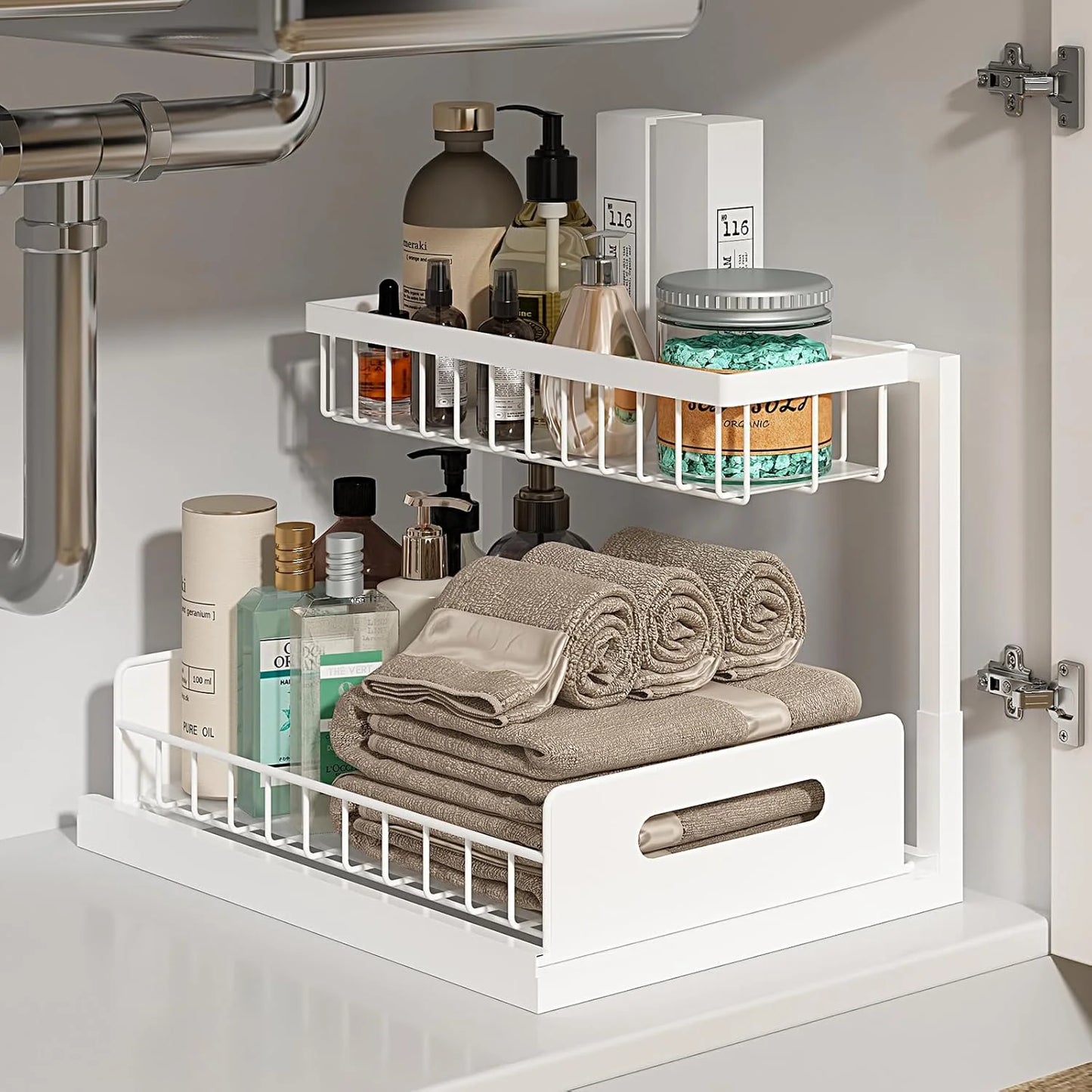 Buy 2-Tier Multipurpose Kitchen & Cosmetic Desktop Qatar