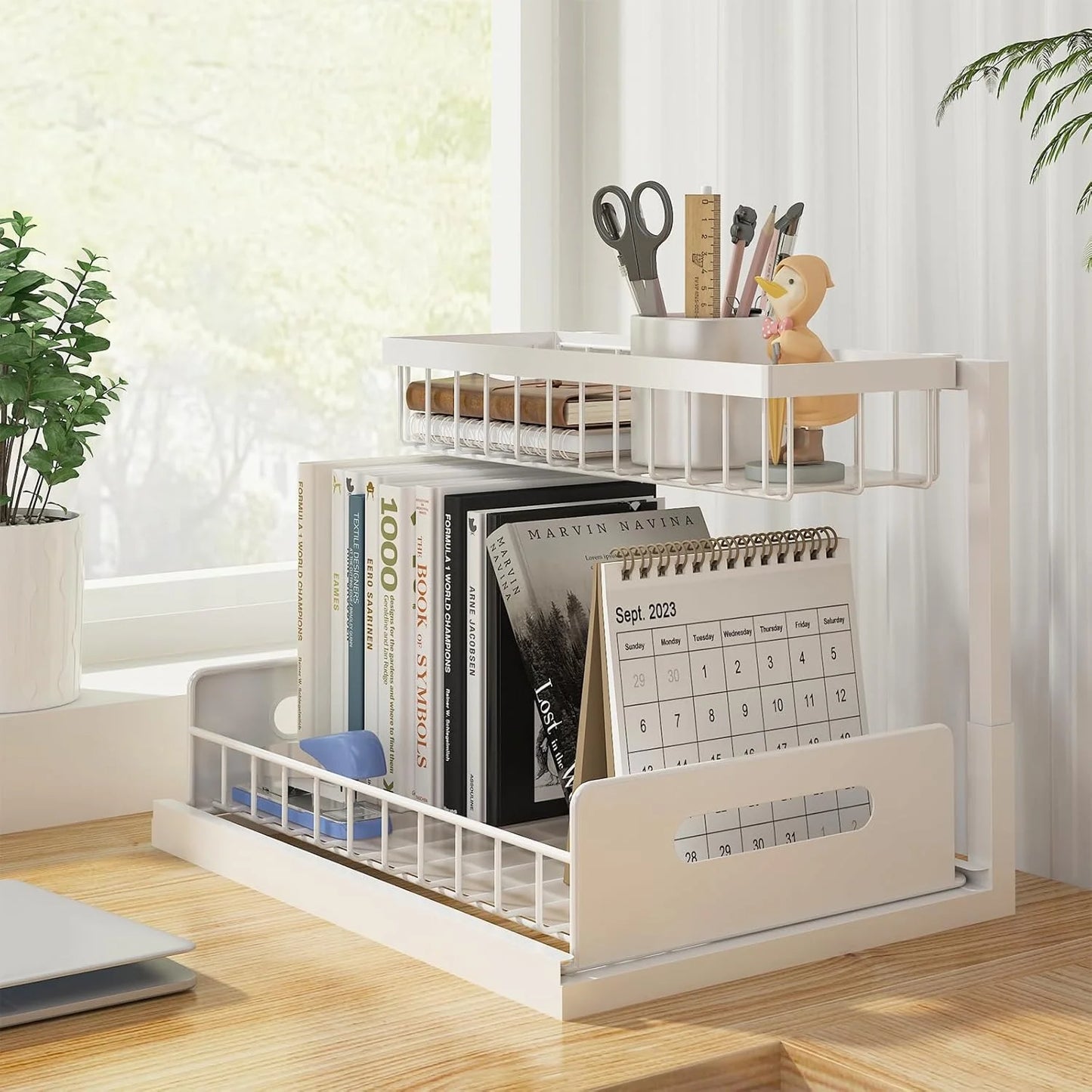 Buy 2-Tier Multipurpose Kitchen & Cosmetic Desktop Qatar