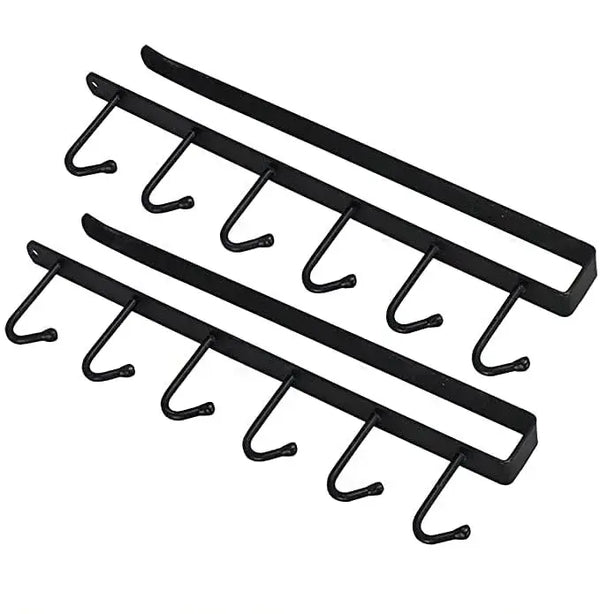 Buy 6 Hooks Multifunctional Metal Organizer Hanger Qatar