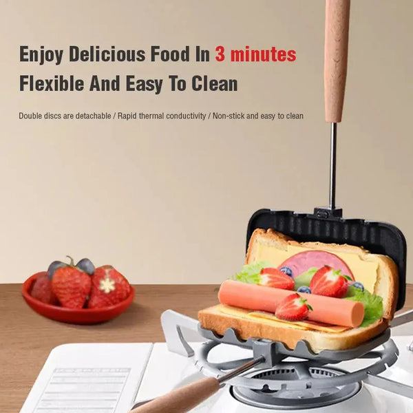 Buy Double-Sided Breakfast Sandwich Maker Online Qatar!