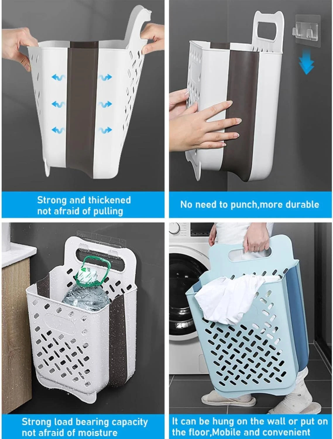 Buy Laundry Storage Basket with Hanger Online in Qatar