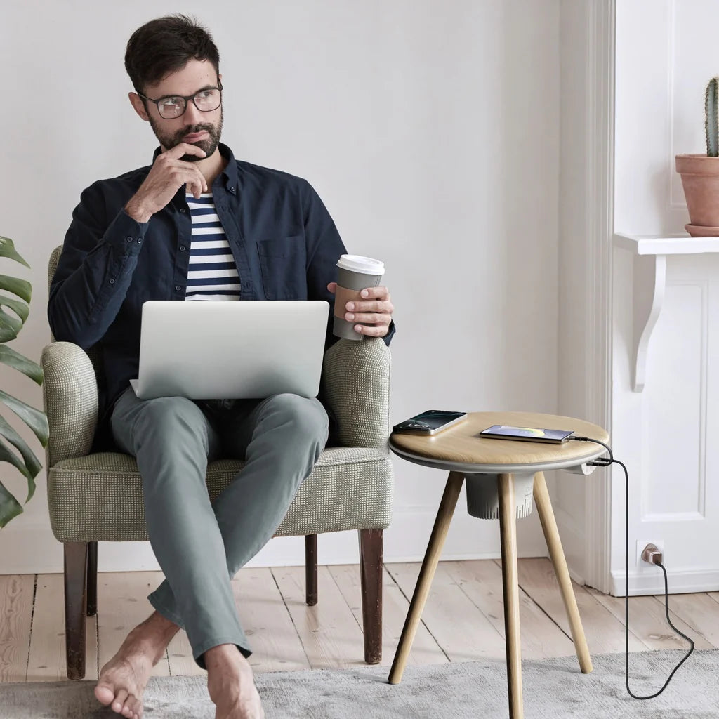 Buy MOMAX Coffee Table with Wireless Speaker Qatar