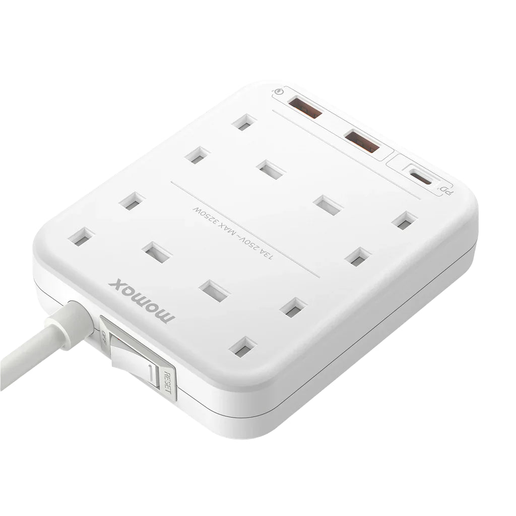 Buy MOMAX ONEPLUG 4 Outlet Power Strip with USB in Qatar