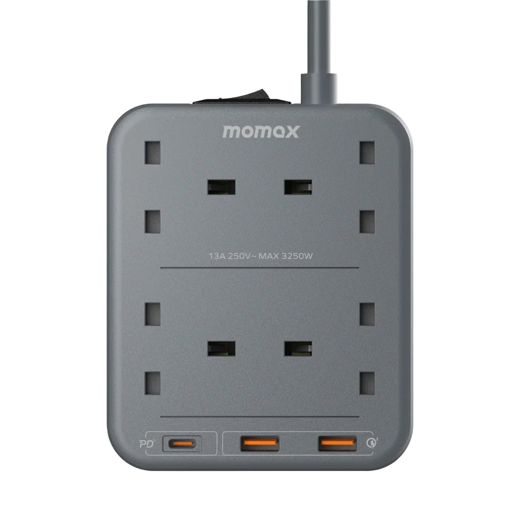 Buy MOMAX ONEPLUG 4 Outlet Power Strip with USB in Qatar