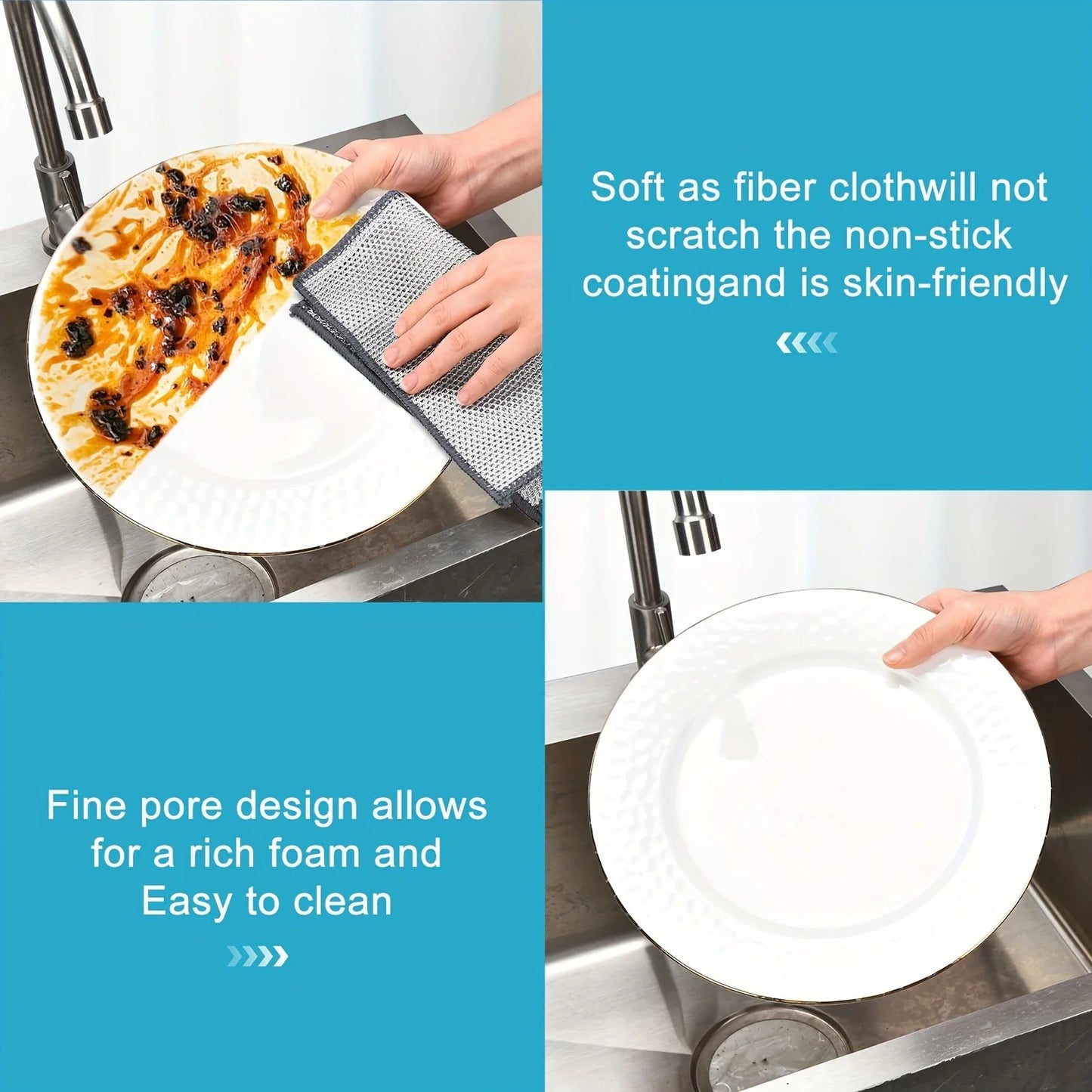 Buy Non-Scratch Wire Dish cloth – Cleaning Cloth Qatar!