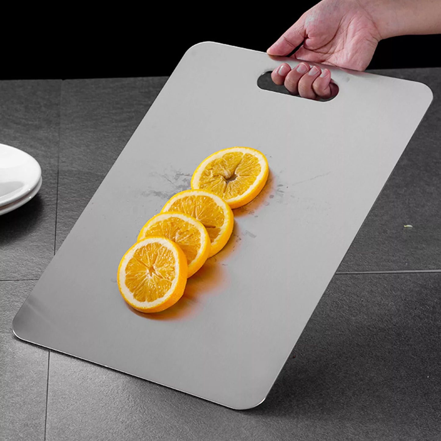 Buy Stainless Steel Cutting Board for Kitchen Qatar