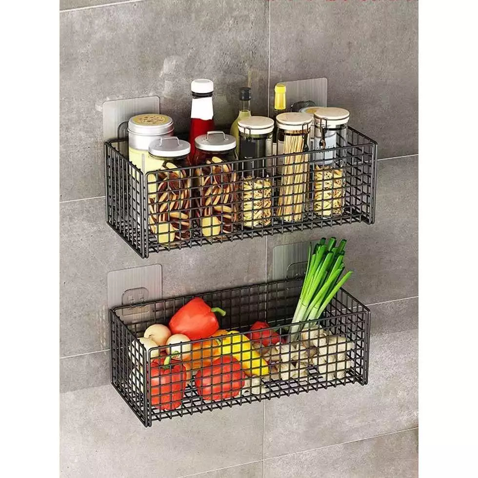 Buy Wall-Mounted Bathroom Shelf Hanging Basket Qatar