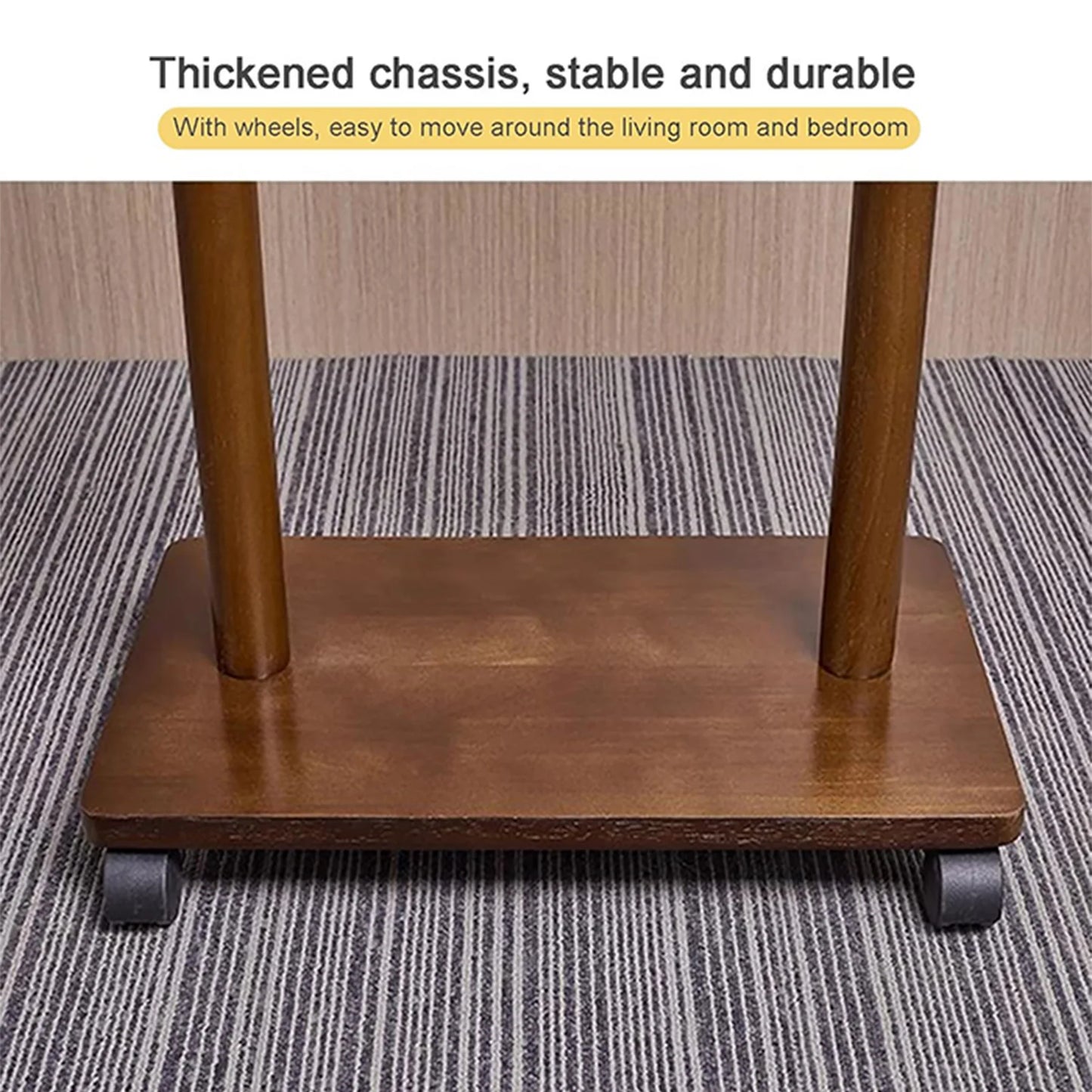 Buy Wooden Coat Stand with wheel Price Online Qatar