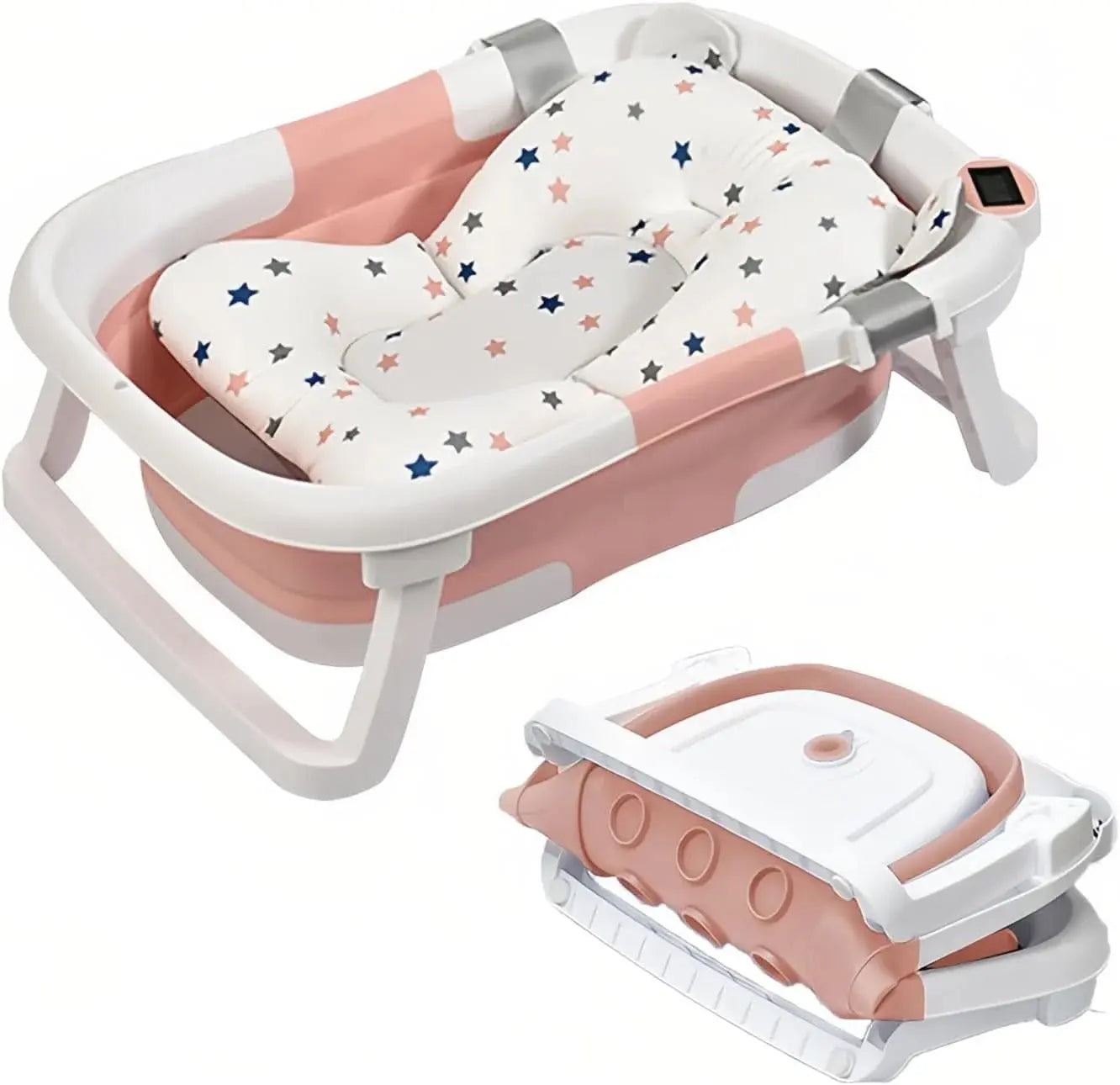 Collapsible Baby Bathtub for Newborn, Foldable Tub Qatar