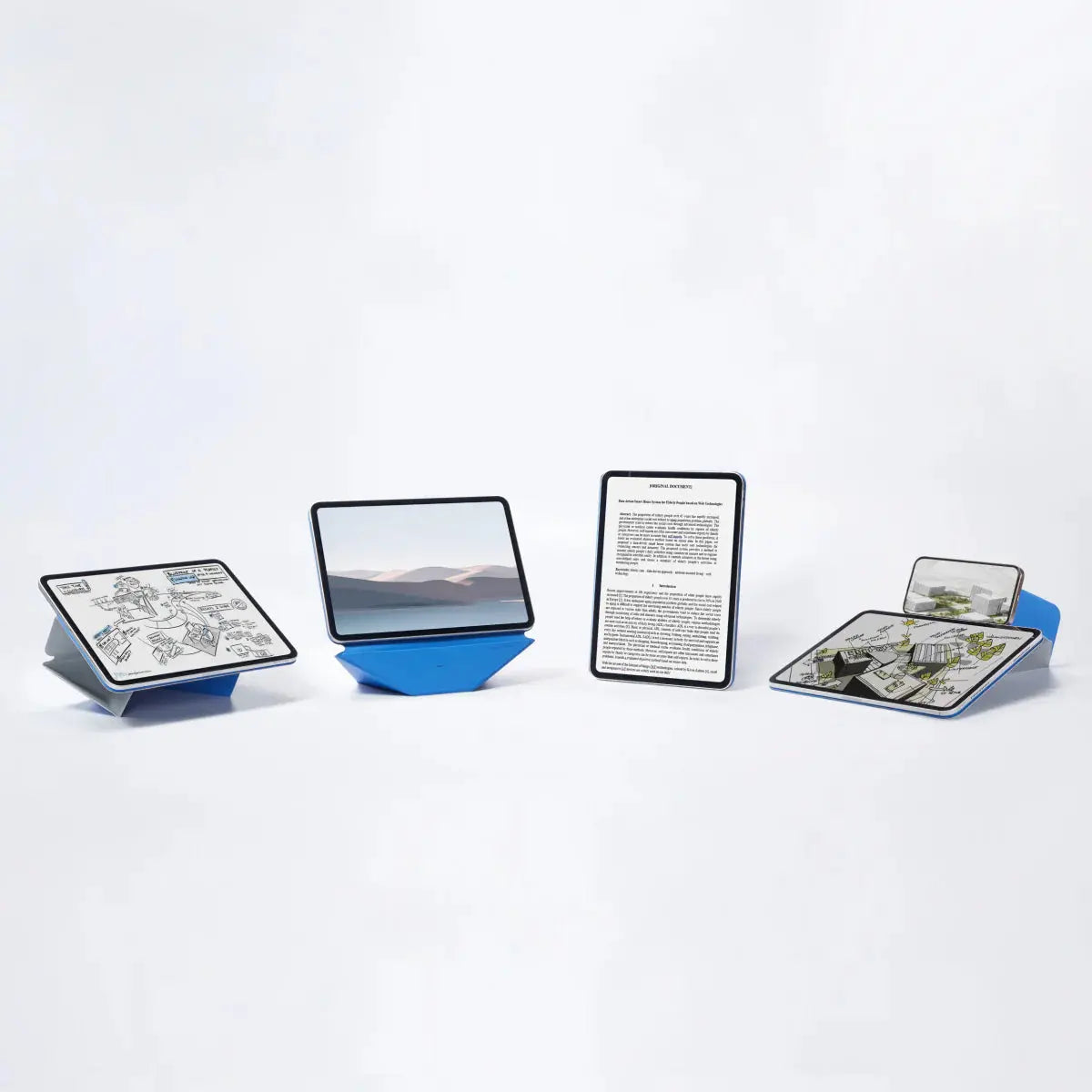MOFT Dynamic Folio for iPad Mini 6 - 7gen - Cement Alamat Qatar