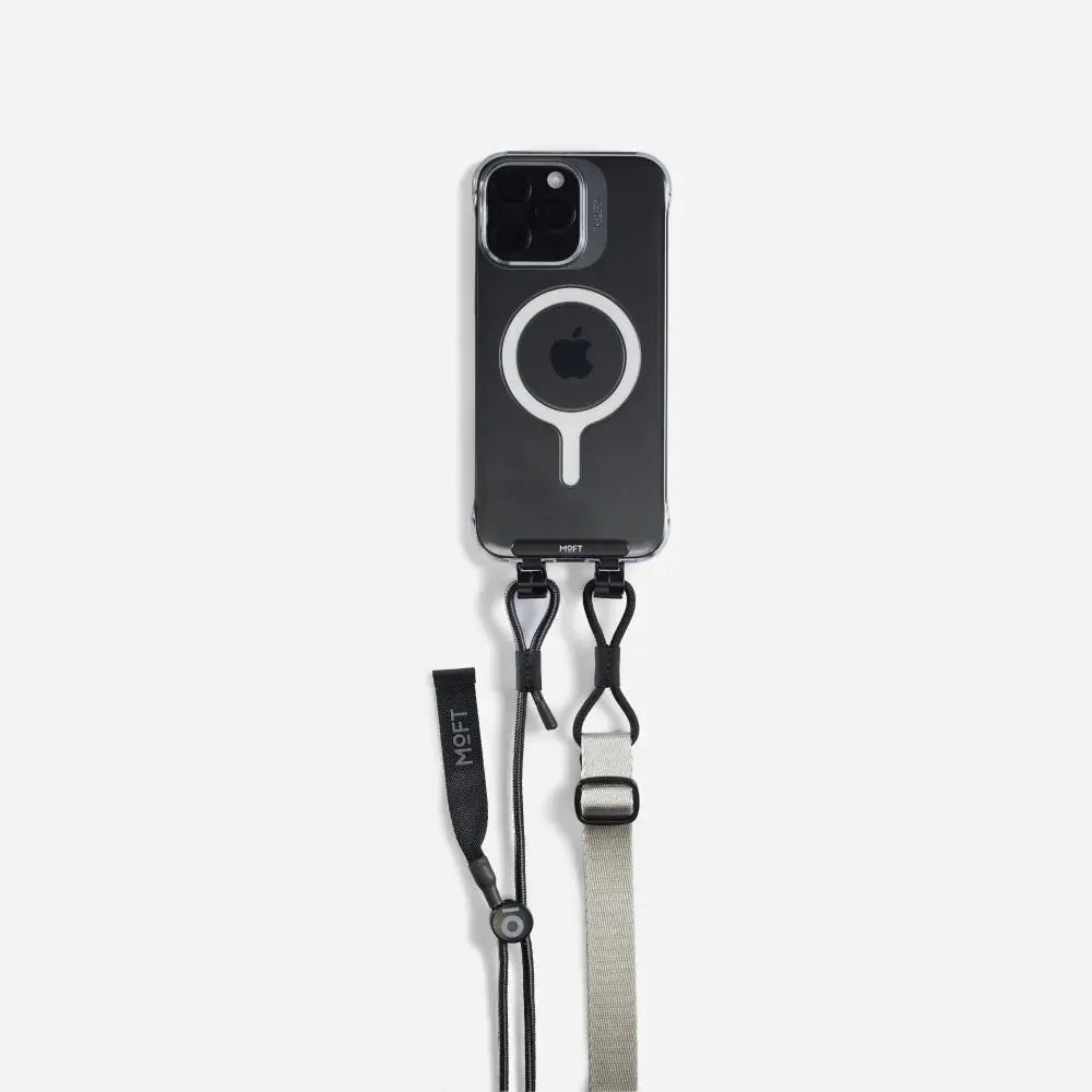 MOFT Snap Clear Case for iPhone 16 - Lanyard Compatible Alamat Qatar