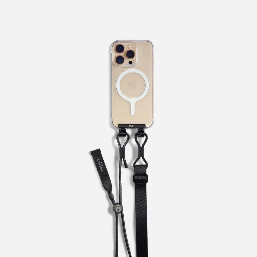 MOFT Snap Clear Case for iPhone 16 - Lanyard Compatible Alamat Qatar