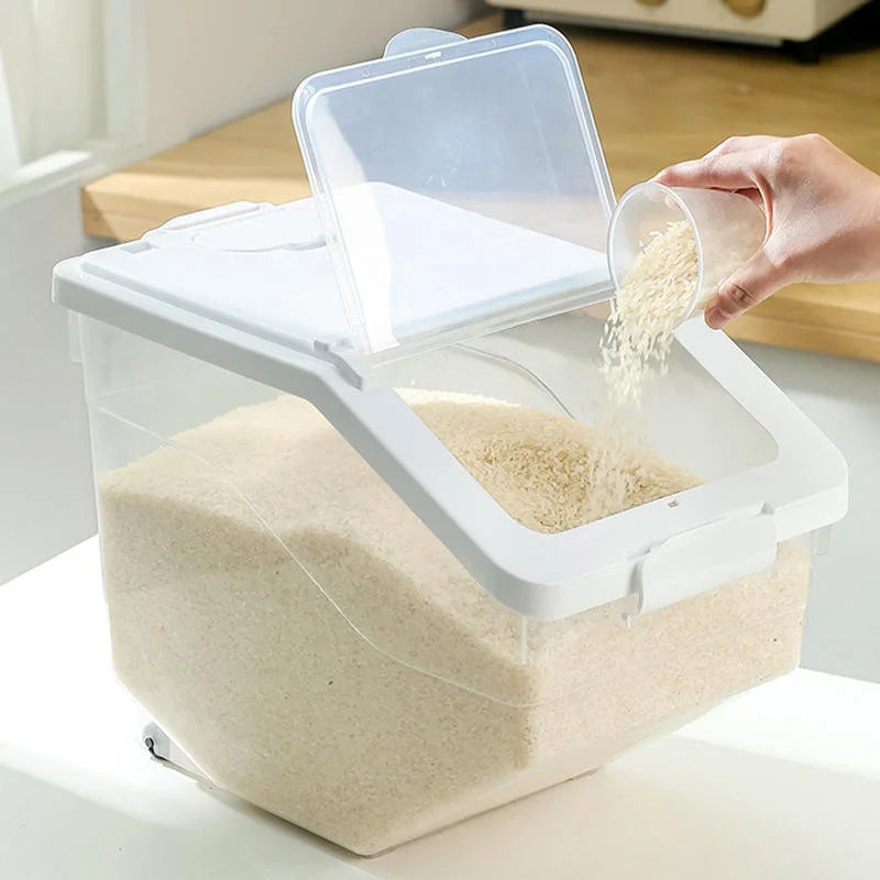 Rice Storage Box with Wheels Scrollcart Qatar