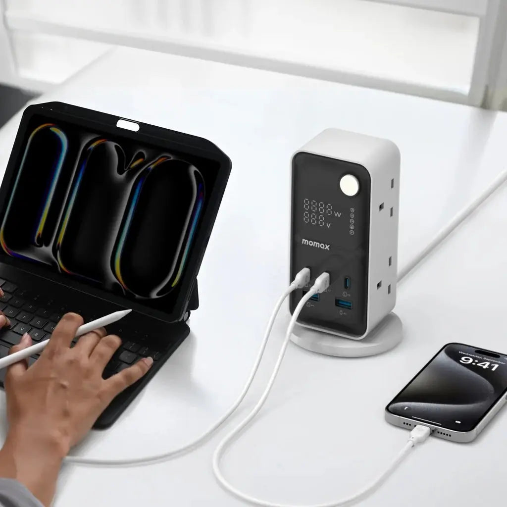 MOMAX Power Tower with 6 Outlets & USB Price Qatar