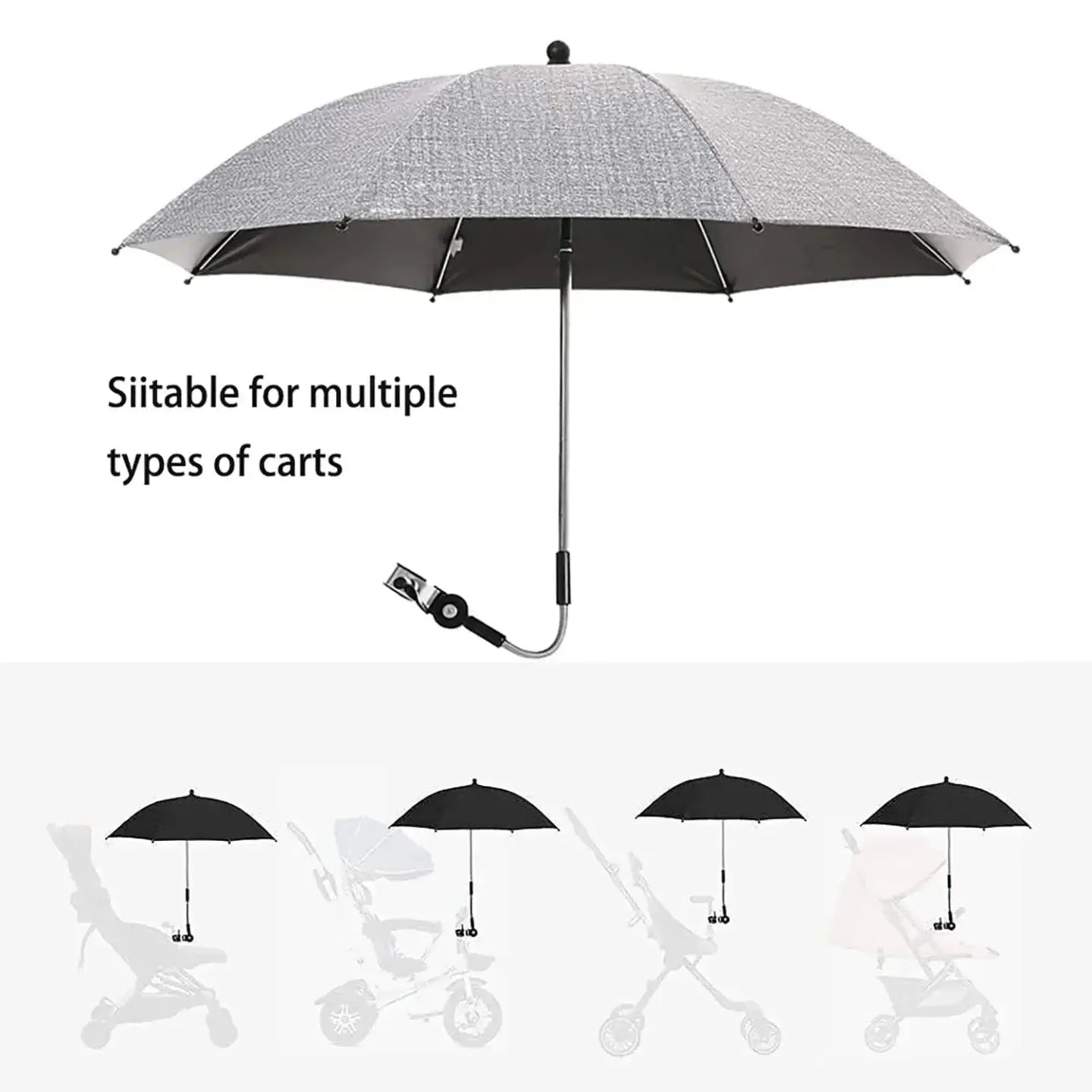 Portable Baby Stroller Parasol Waterproof Umbrella Qatar