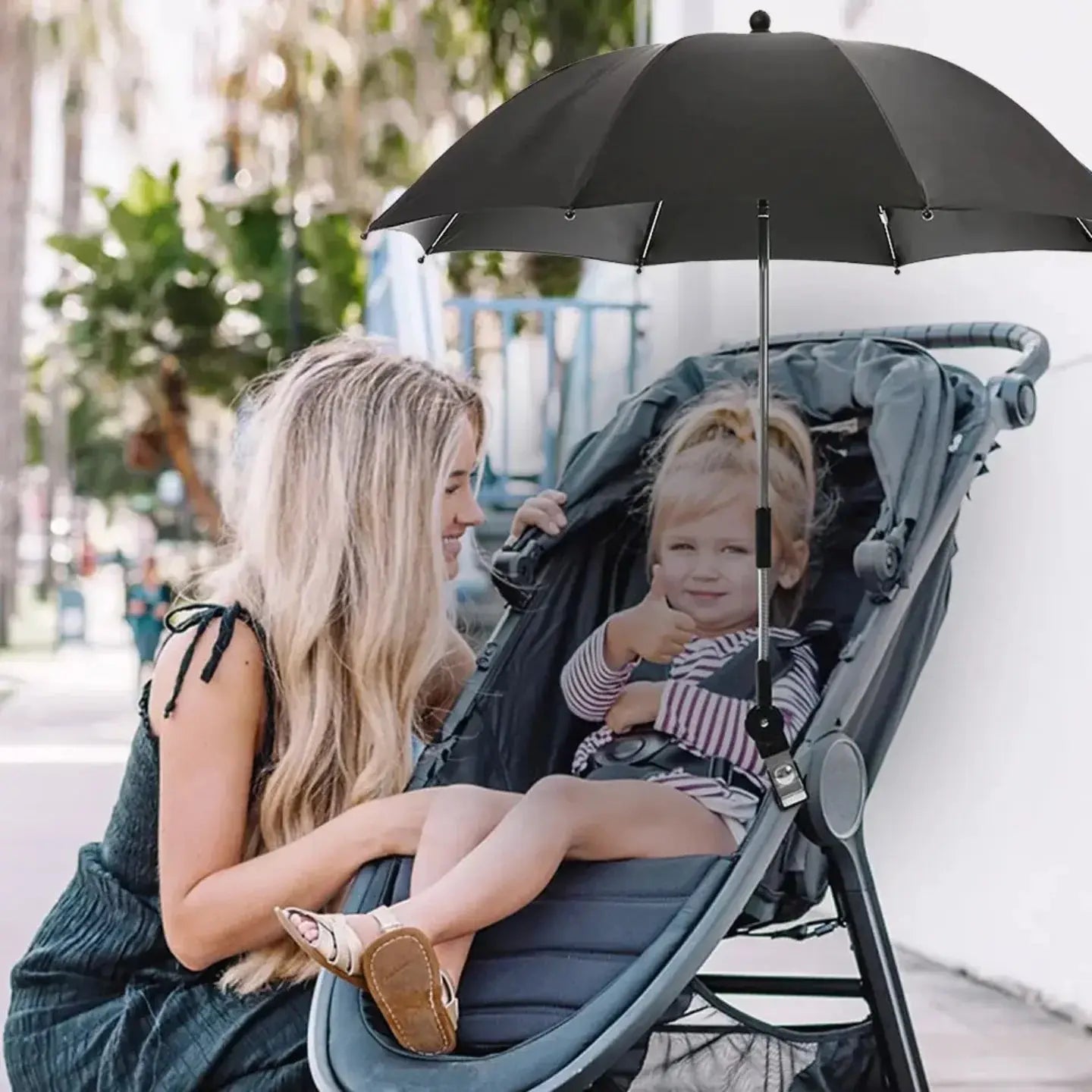 Portable Baby Stroller Parasol Waterproof Umbrella Qatar