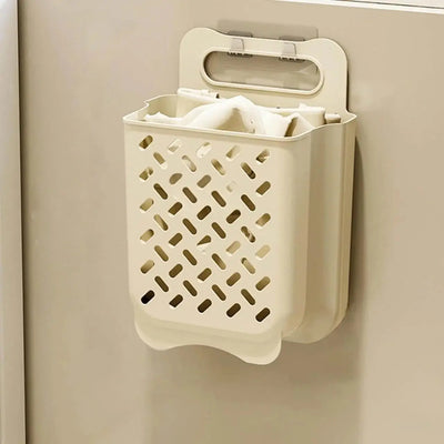 Shop Collapsible Wall Mount Laundry Basket Price Qatar
