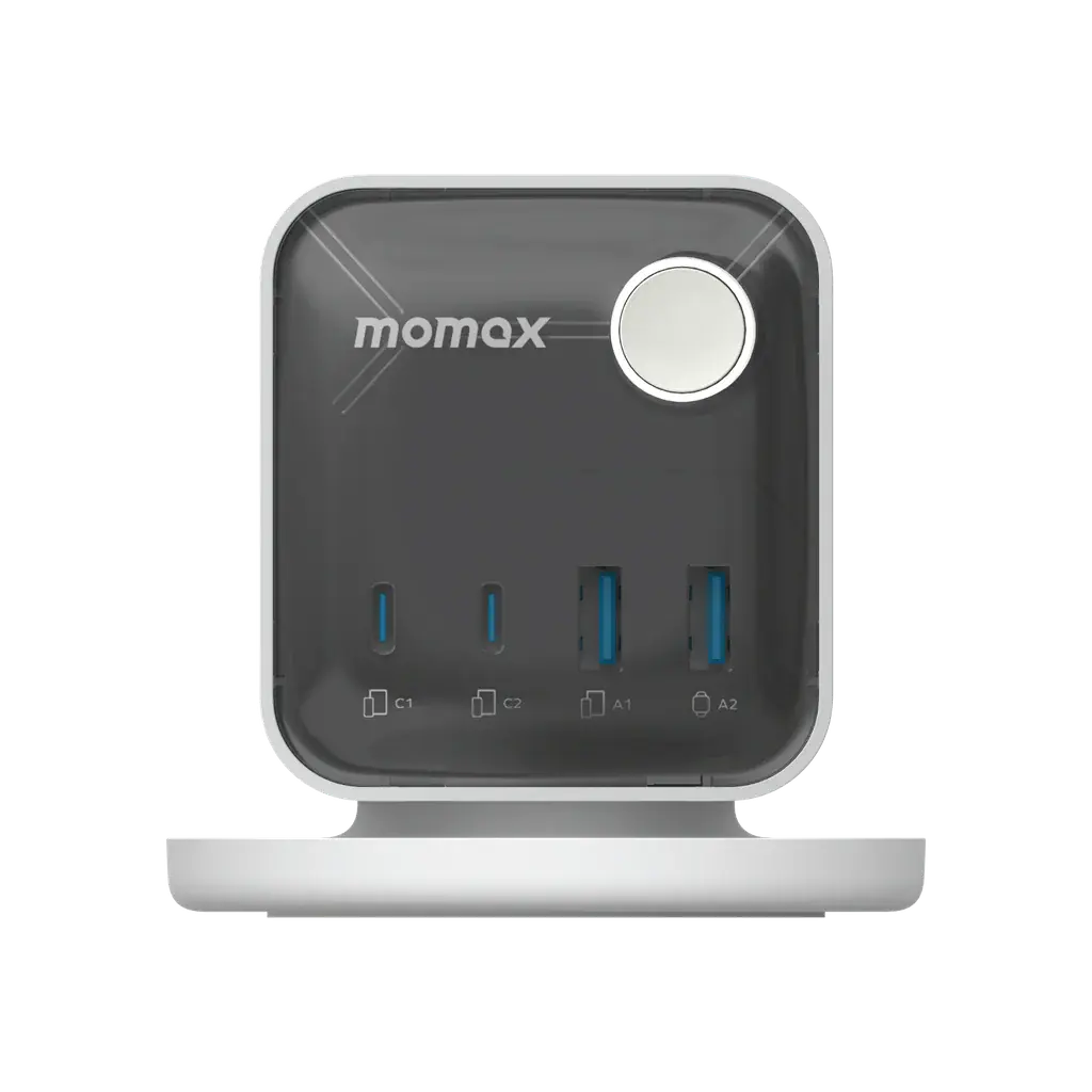 MOMAX 1-Charge Work Flow | 3-Outlet Power Cube with USB Alamat Qatar