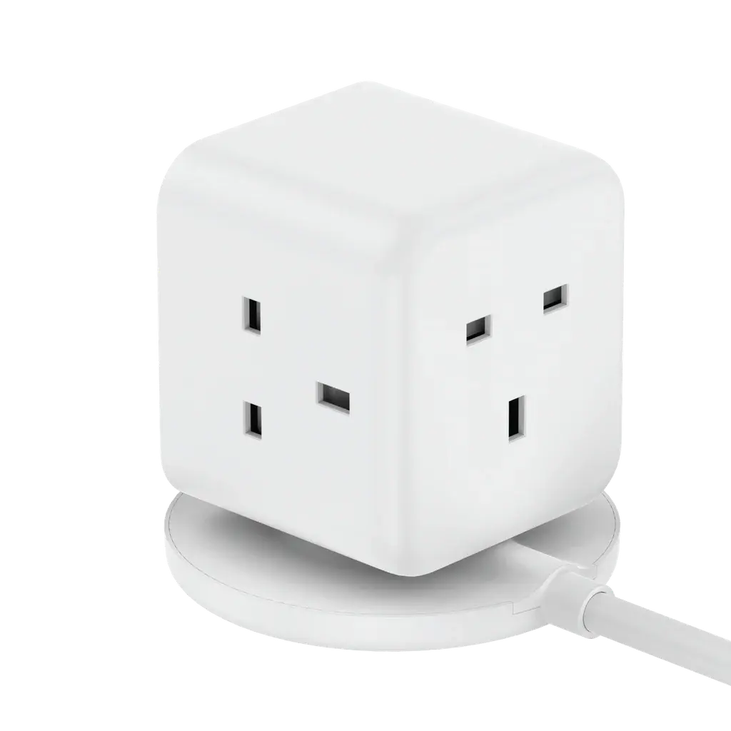 MOMAX 1-Charge Work Flow | 3-Outlet Power Cube with USB Alamat Qatar