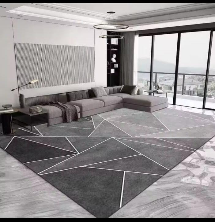 Floor Mat Rug - Non-Slip Stylish Carpet for and Living Room Bedroom