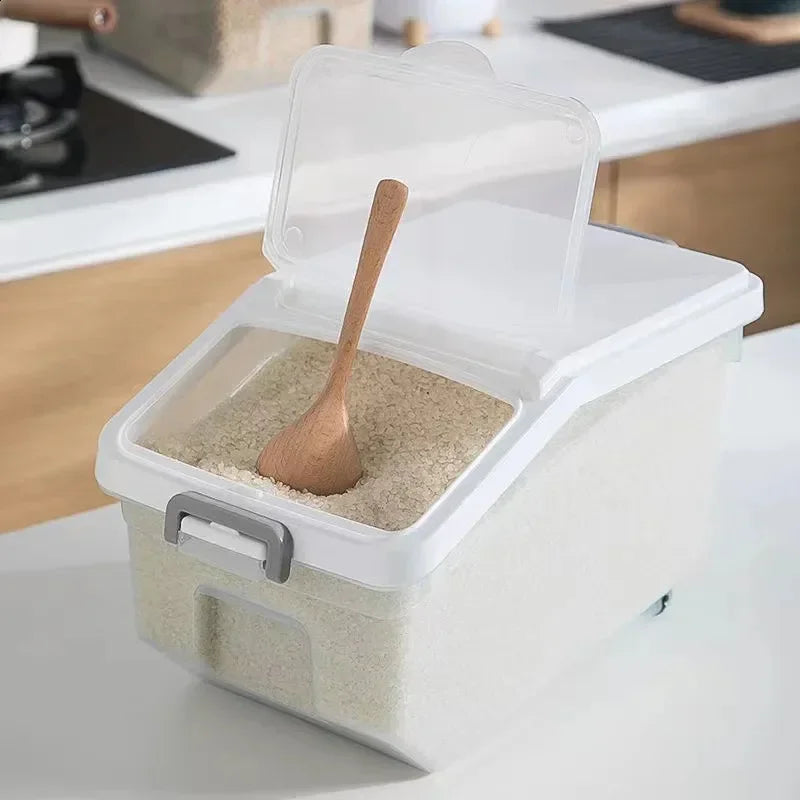 Rice Storage Box with Wheels Scrollcart Qatar