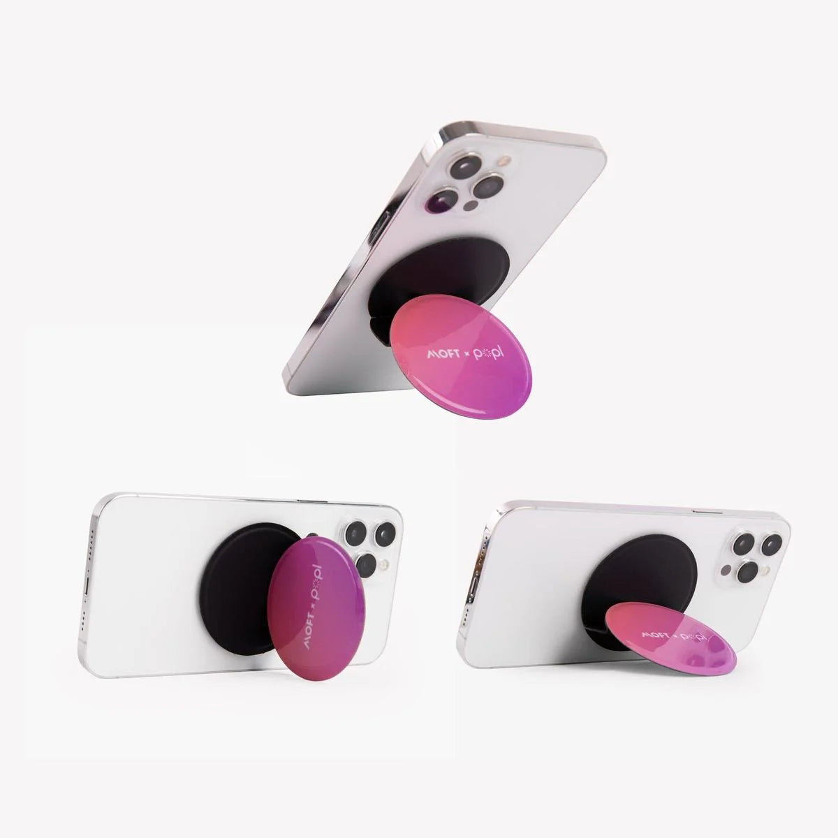 MOFT O & Popl Snap Phone Stand & Grip - Pink Alamat Qatar