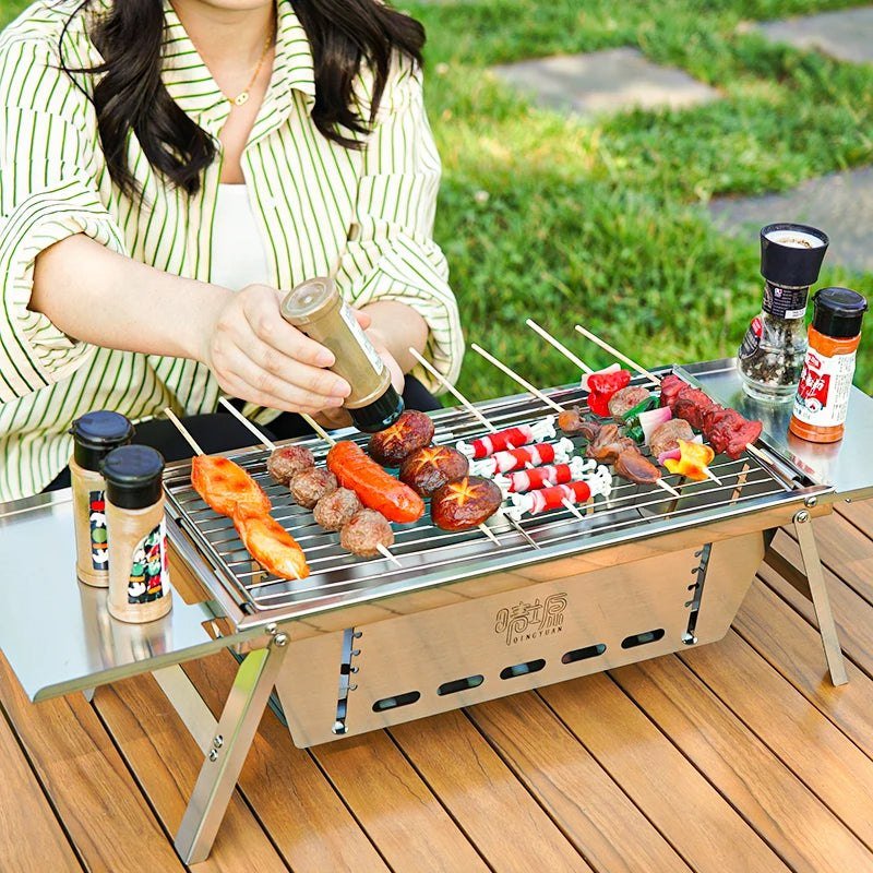 Charcoal outdoor grill best sale