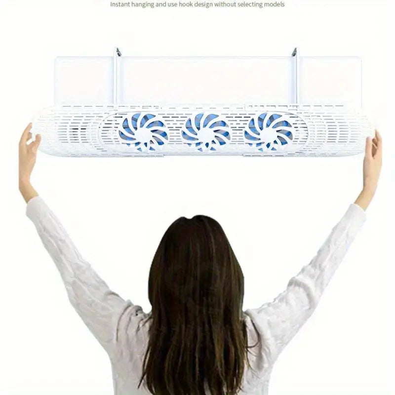 Adjustable Wall Air Conditioner Deflector - 63-95cm Scrollcart Qatar 