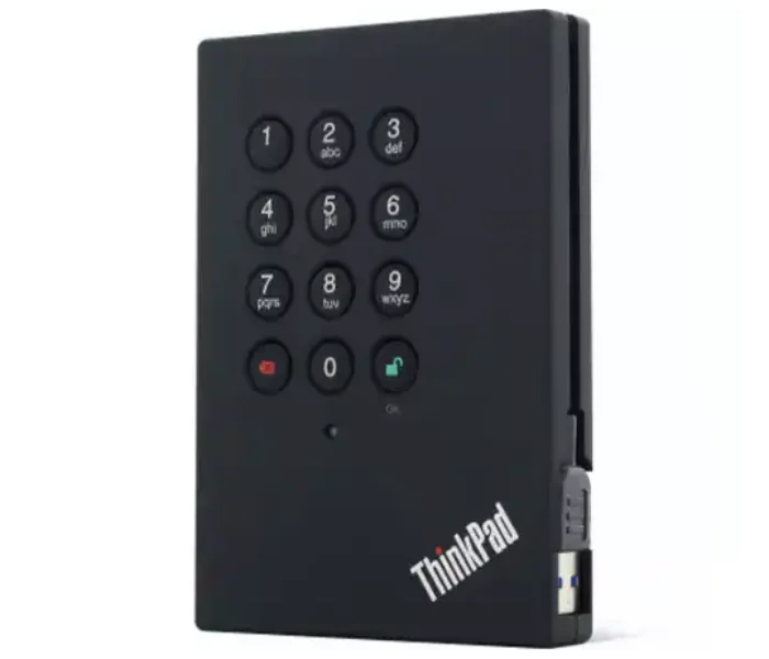 القرص الصلب - محرك الأقراص الصلبة المحمول الآمن Lenovo ThinkPad USB 3.0 بسعة 1 تيرابايت