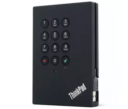 القرص الصلب - محرك الأقراص الصلبة المحمول الآمن Lenovo ThinkPad USB 3.0 بسعة 1 تيرابايت