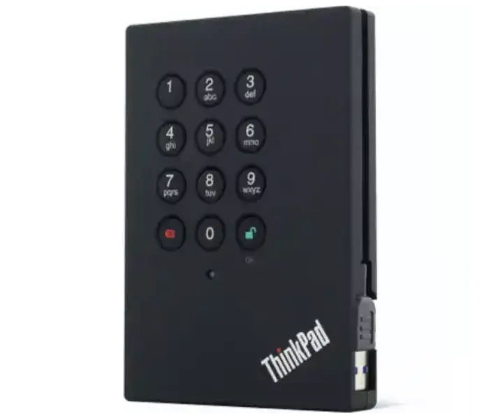 Hard Drive - Lenovo ThinkPad USB 3.0 Portable Secure 1 TB Hard Drive - Scrollcart Qatar