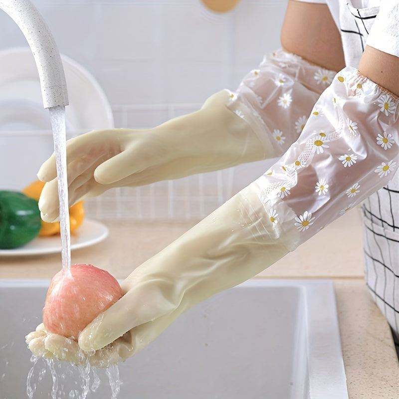 Buy Rubber Gloves : Reusable Dish washing, Kitchen Tasks - Qatar