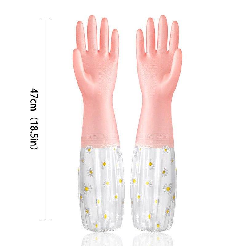 Buy Rubber Gloves : Reusable Dish washing, Kitchen Tasks - Qatar 4