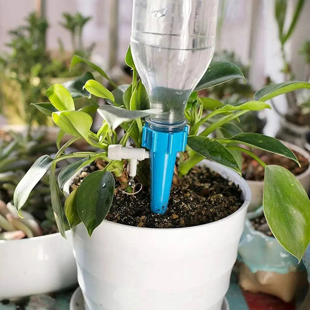 10 Pcs Automatic Plants Water System With Adjustable Control - Garden tool Scrollcart Qatar 