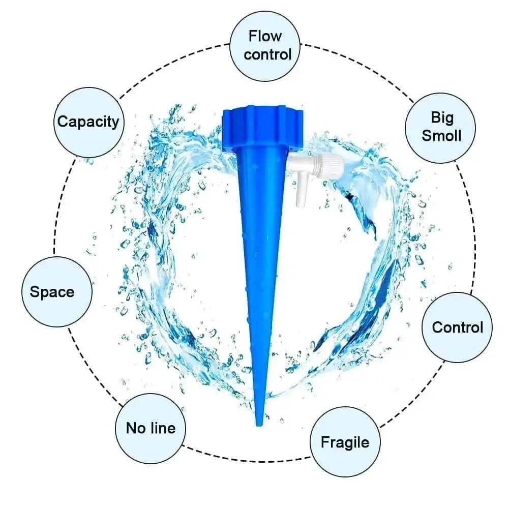 10 Pcs Automatic Plants Water System With Adjustable Control - Garden tool Scrollcart Qatar 