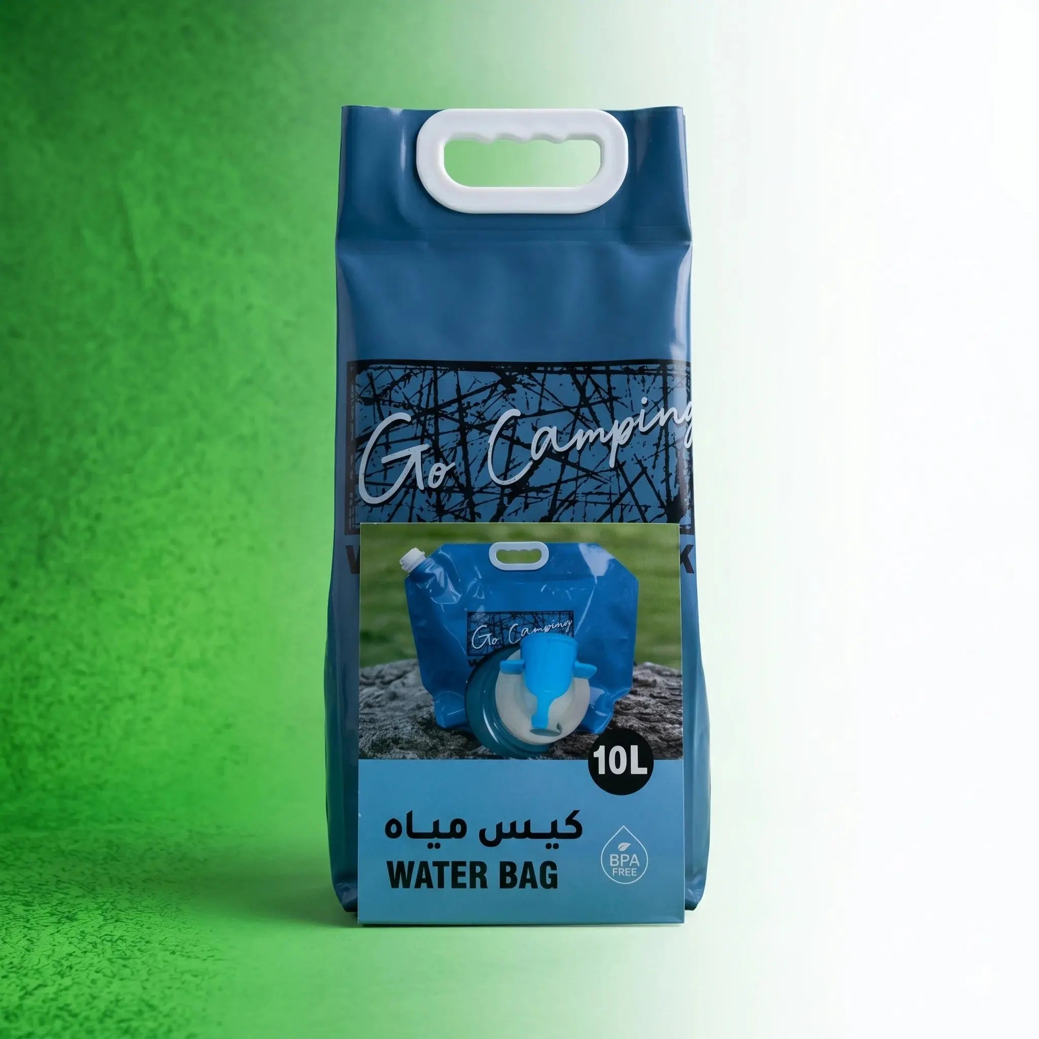 10L Foldable Travel Water Bag — Portable Leakproof Outdoor Storage Container Scrollcart Qatar 